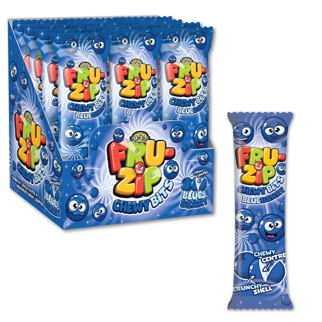 American Continental FruZip Chewy Bits Blueberry 24x15g