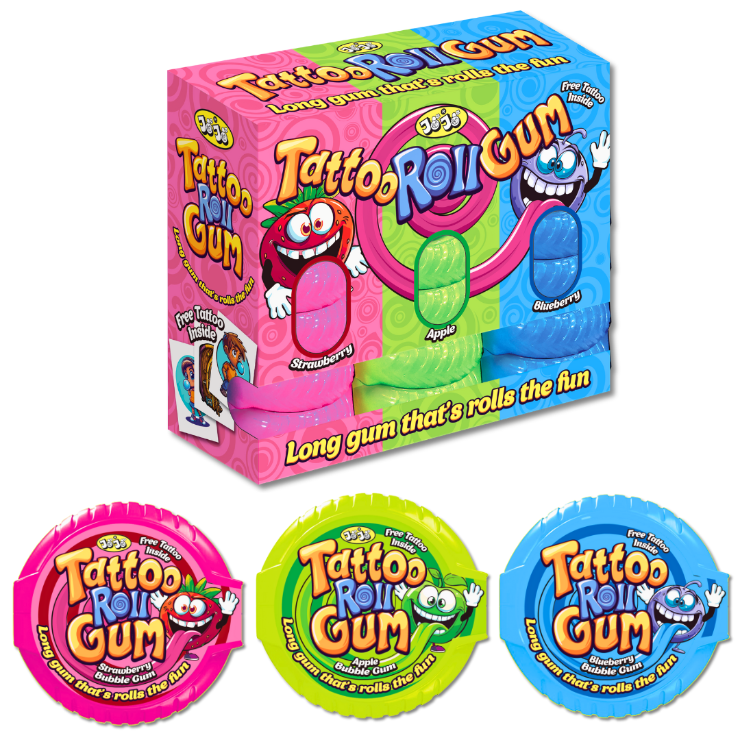 American Continental Tattoo Gum Roll 24x40g