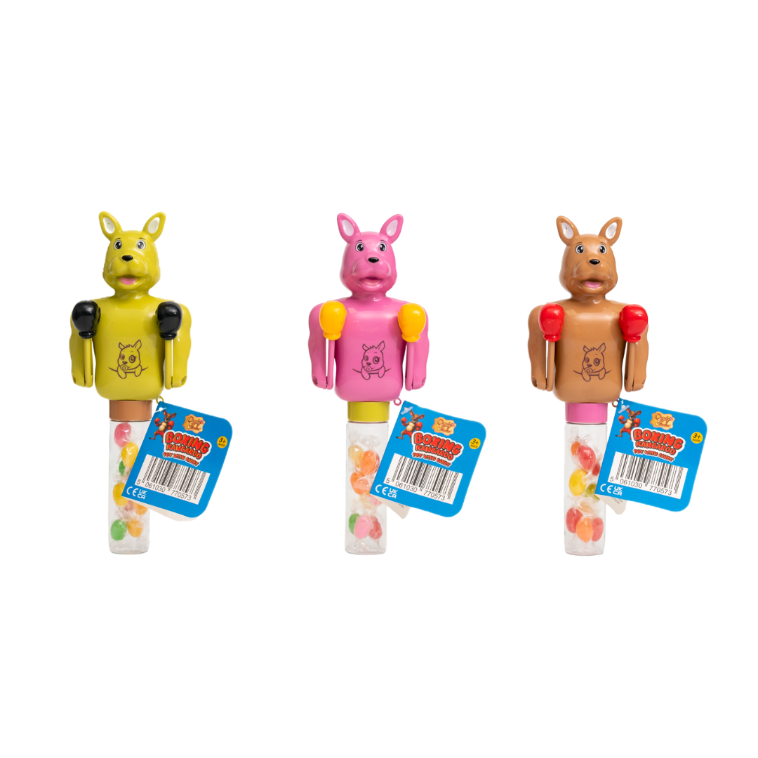 Candy Paradise Boxing Kangaroo Toy With Candy 12x10g