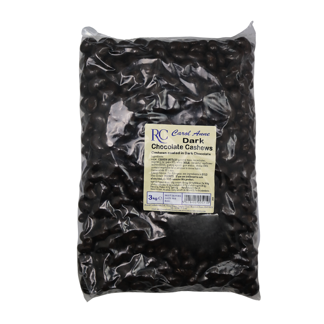 Carol Anne Dark Chocolate Cashews 3Kg