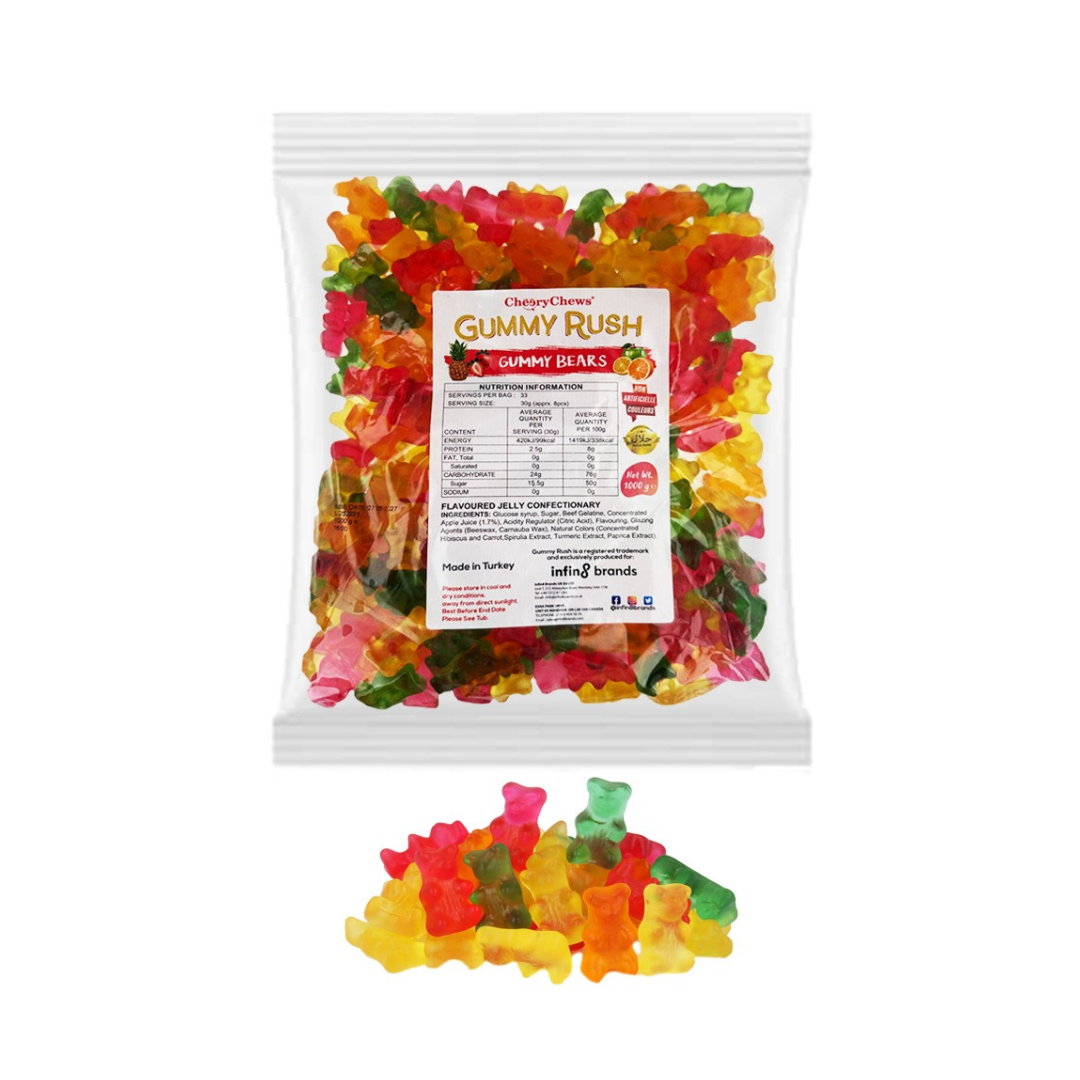 Gummy Rush Gummy Bears 1kg