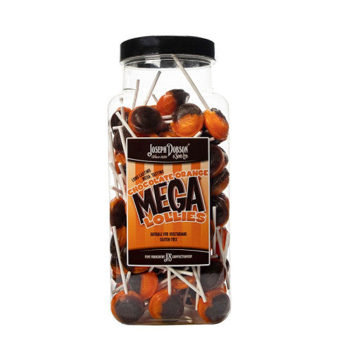 Dobson Chocolate Orange Lolly 90 Count Jar