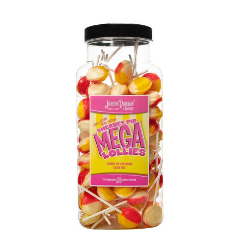 Dobson Sherbet Pip Lolly 90 Count Jar