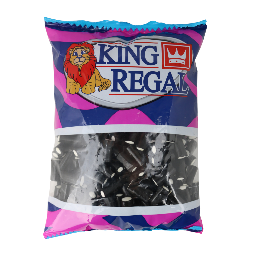 King Regal Liquorice-Mint Filled Bites 1kg