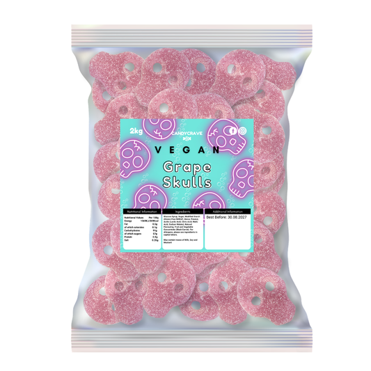 Candycrave Vegan Grape Skulls 2kg