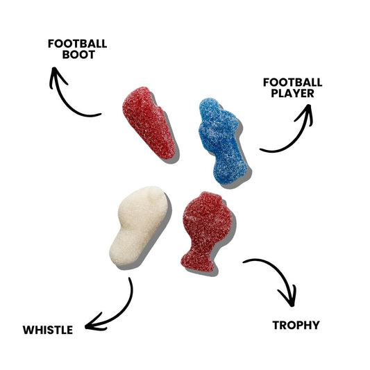 Candycrave Vegan Fizzy Football Mix 2kg