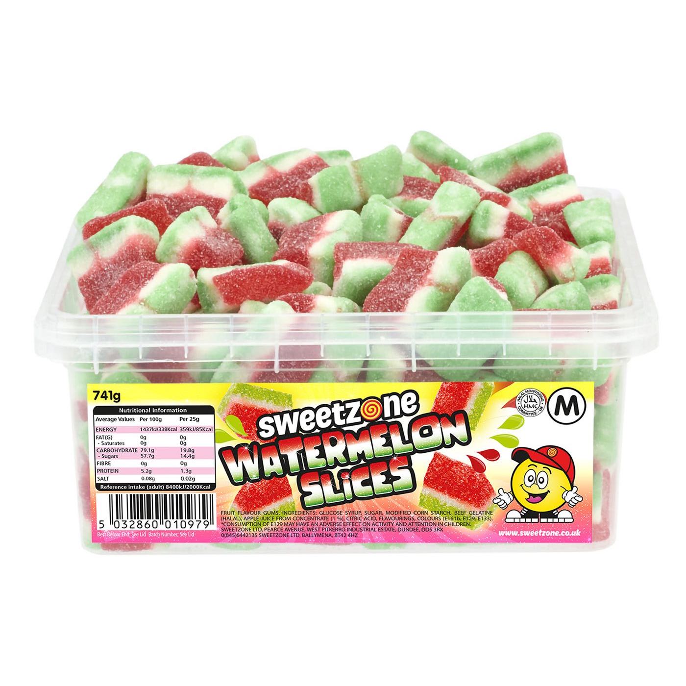Sweetzone Watermelon Slices Tub 741g