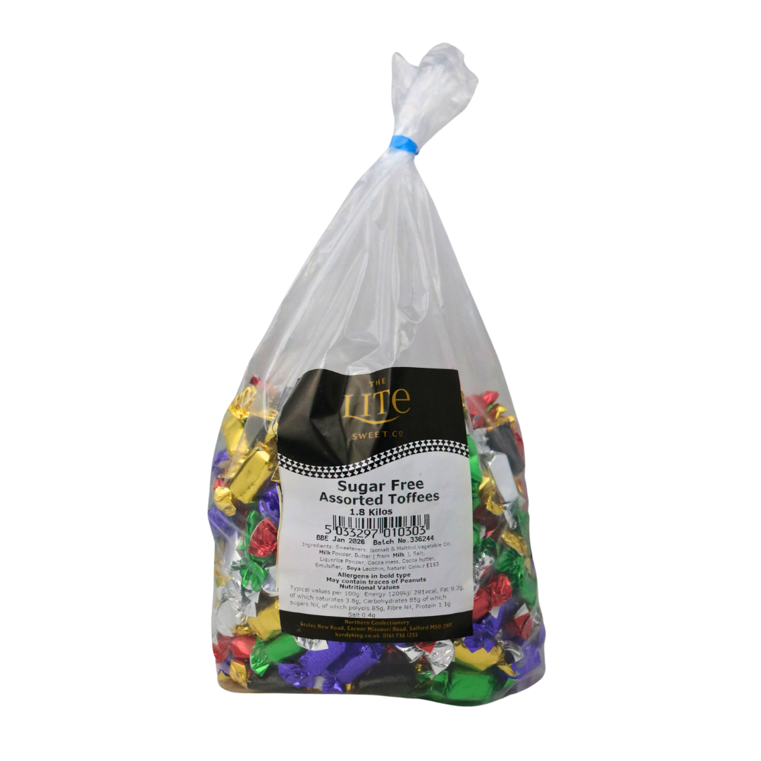 Lite Sugar Free Assorted Toffee 1.8kg