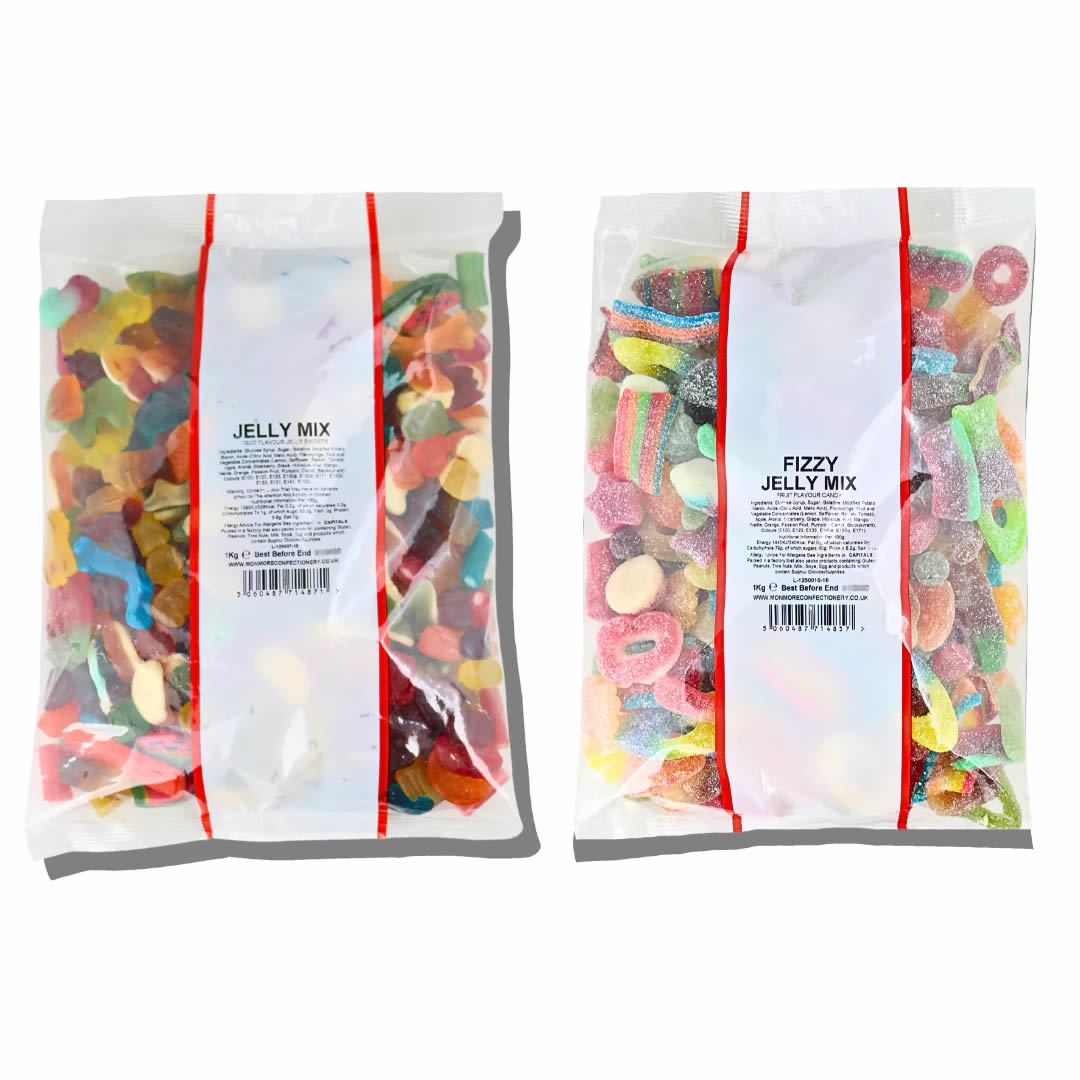 1kg Sweets: Best Deals on Jelly, Fizzy & Blue Pick n Mix Bags