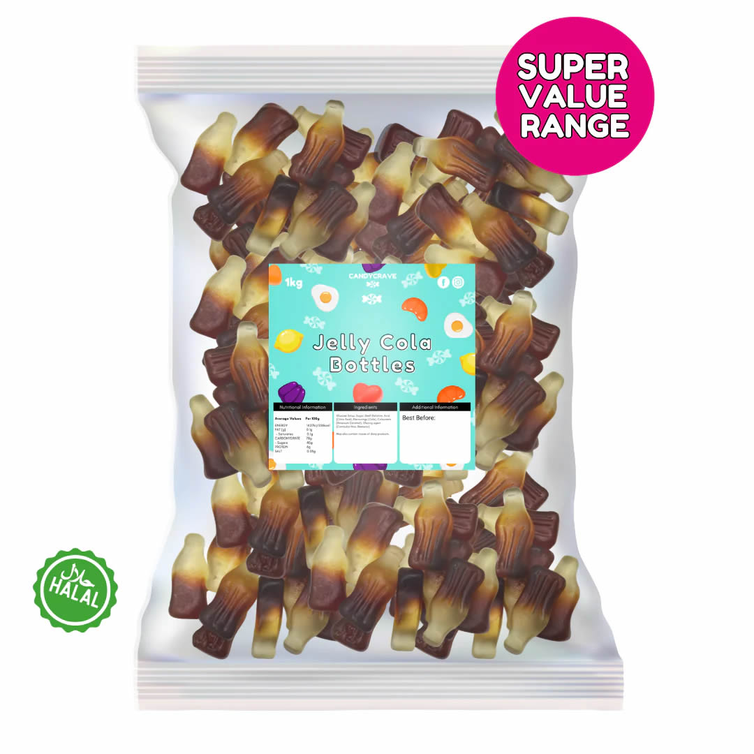 Halal Cola Bottle Sweets