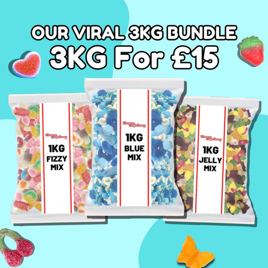 3Kg Fizzy, Jelly and Blue Sweet Assortment