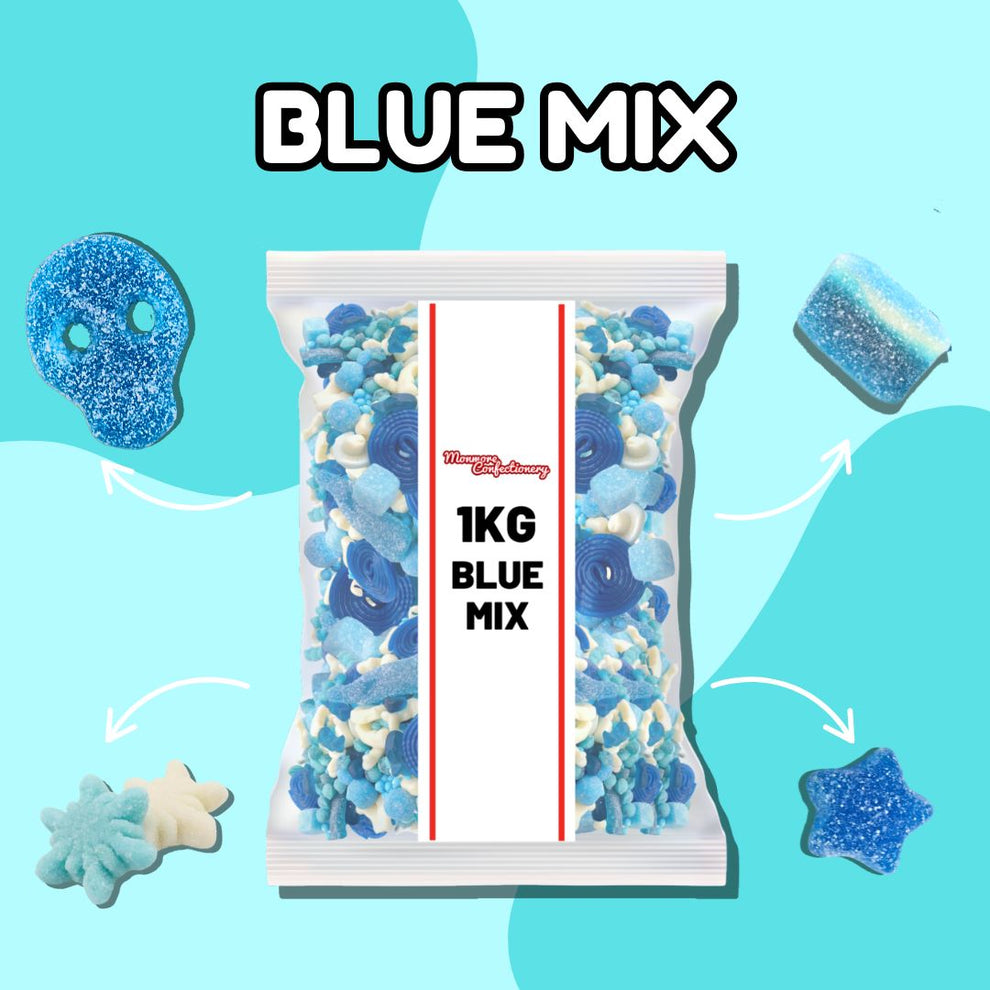 1Kg Blue Mix Sweet Assortment from Candycrave