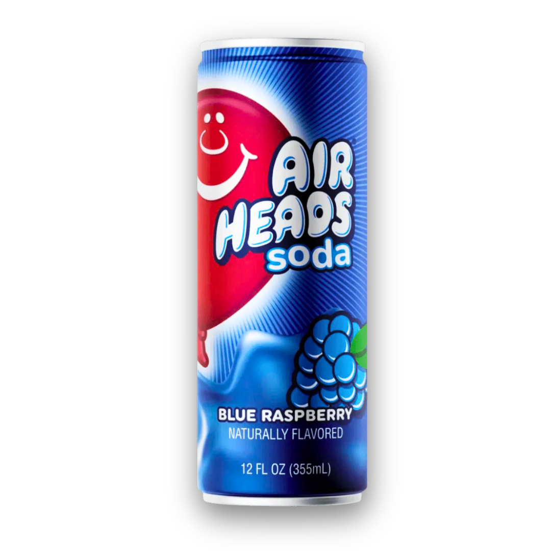 Airheads Blue Raspberry Soda 12x355ml