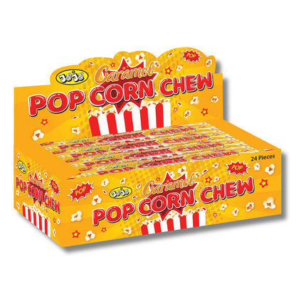 American Continental Caramel Popcorn Chew Bar 24x20g