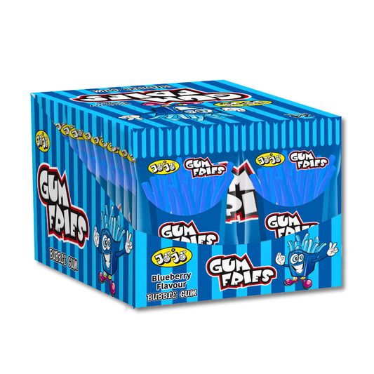 American Continental Bubblegum Fries Blueberry with Candy Ketchup 24x30g