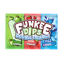 Load image into Gallery viewer, American Continental Funkee Dips Double Trouble 24x24g