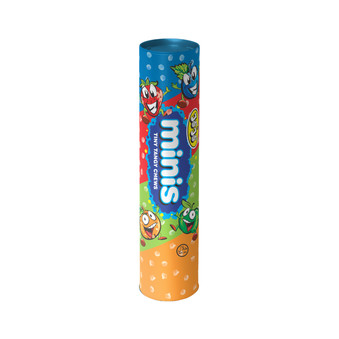 Jojos Mini Crunchy Chew Round Tube 12x80g