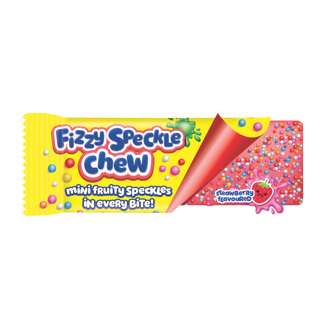 Jojos Mini Fizzy Speckle Chew Bags 12x96g