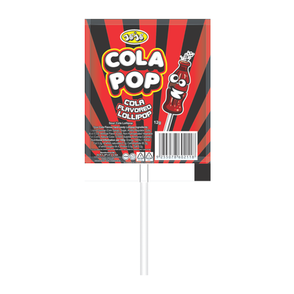 Jojos Cola Bottle Pop Lollipop Dropdown Box 50x12g