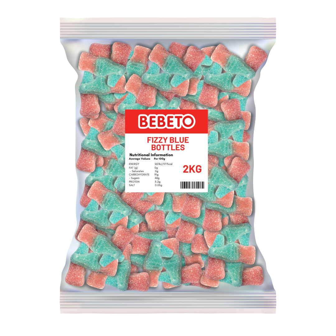 Bebeto Fizzy Blue Bottles 2Kg – Candycrave