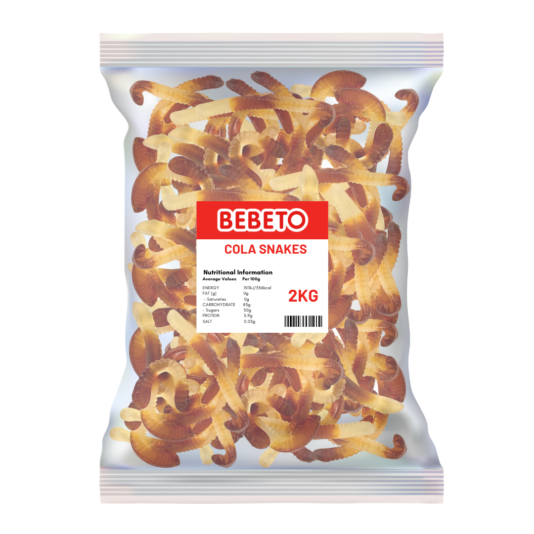 Bebeto Cola Snakes 2Kg
