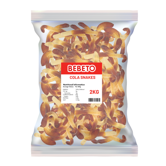Bebeto Cola Snakes 2Kg
