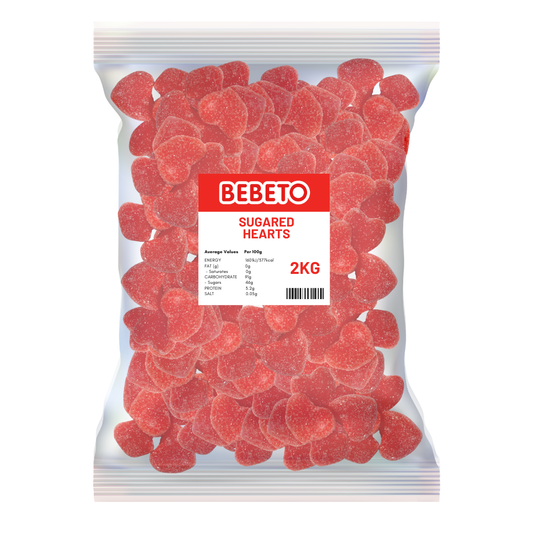 Bebeto Sugared Hearts 2Kg