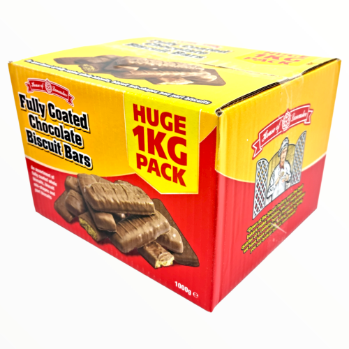 Fully Coated Chocolate Biscuit Bars 1kg