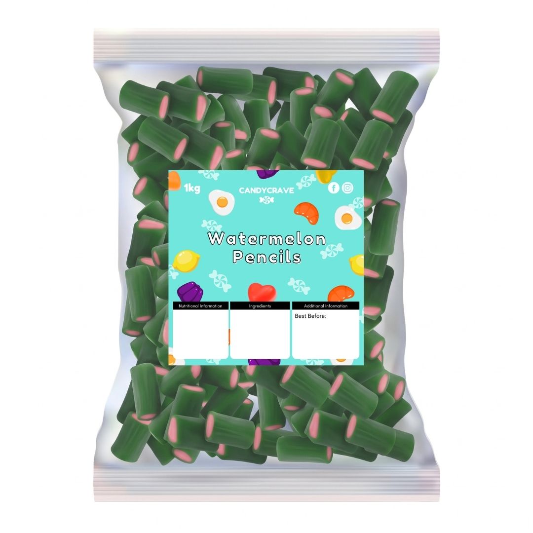 1kg Candycrave Super Value Watermelon Pencils