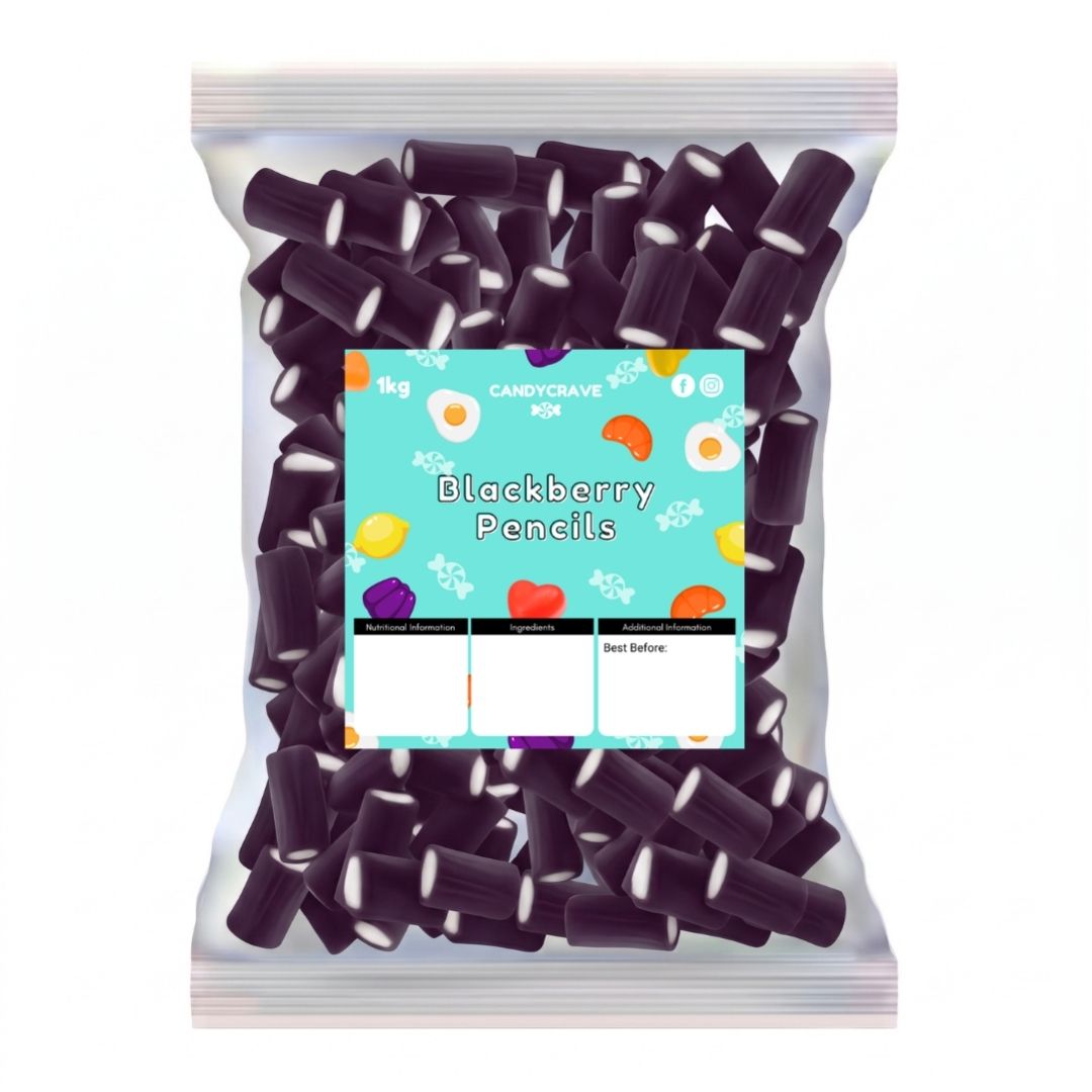 1kg Candycrave Super Value Blackberry Pencils
