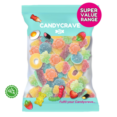 Candycrave Super Value Fizzy Mix 1kg