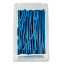 Load image into Gallery viewer, Candycrave Blue Raspberry Pencils Tub 100 Count