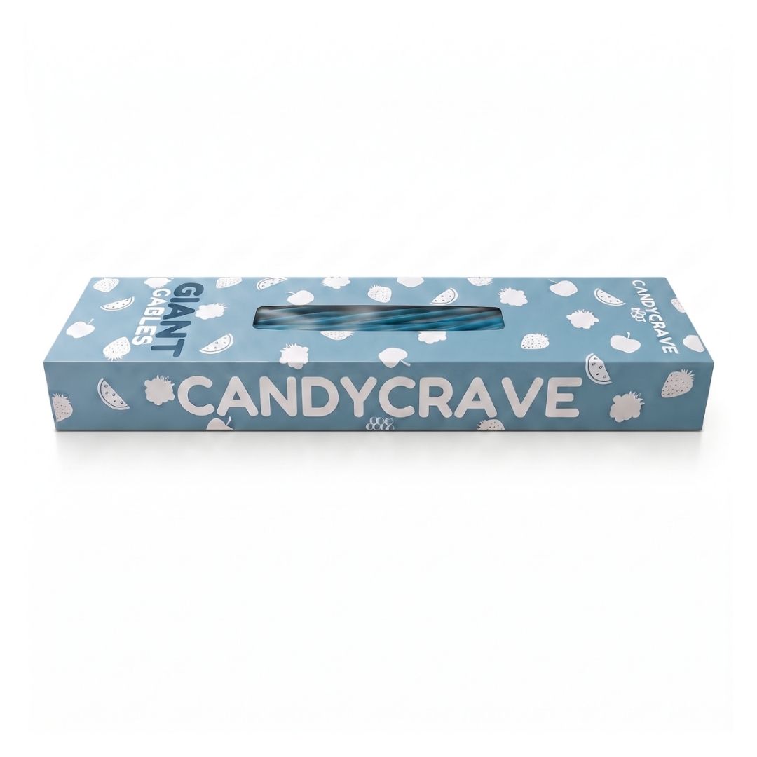 Candycrave Giant Blue Raspberry Cables 6kg