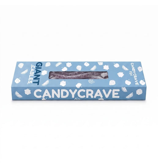 Candycrave Giant Fizzy Blackcurrant Cables 6kg