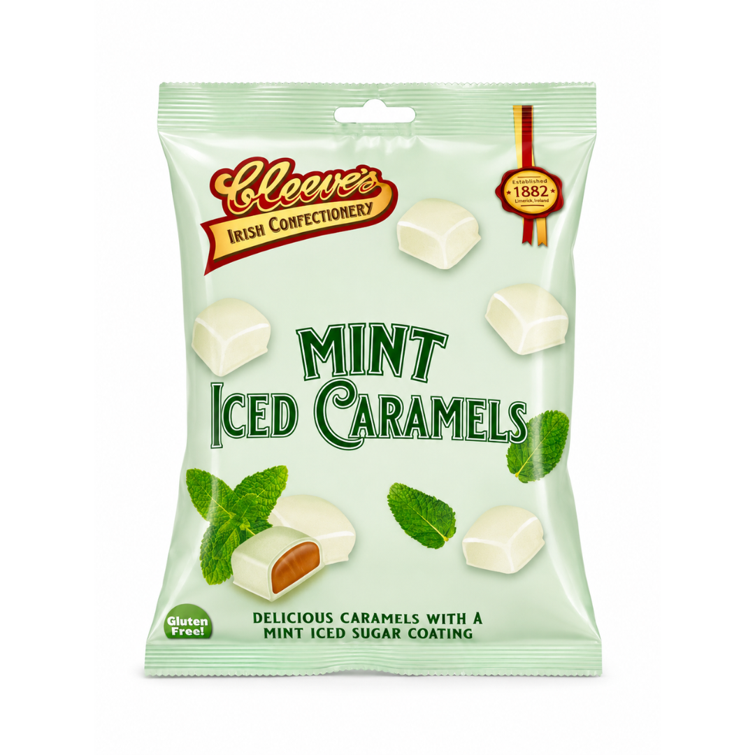Cleeve's Mint Iced Caramels Prepack 12x120g