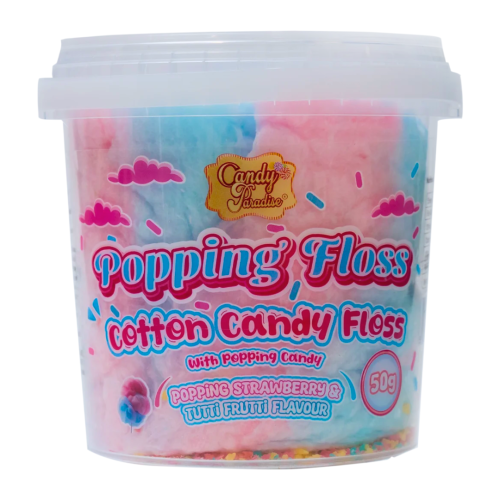 Candy Paradise Popping Candy Floss 6x50g