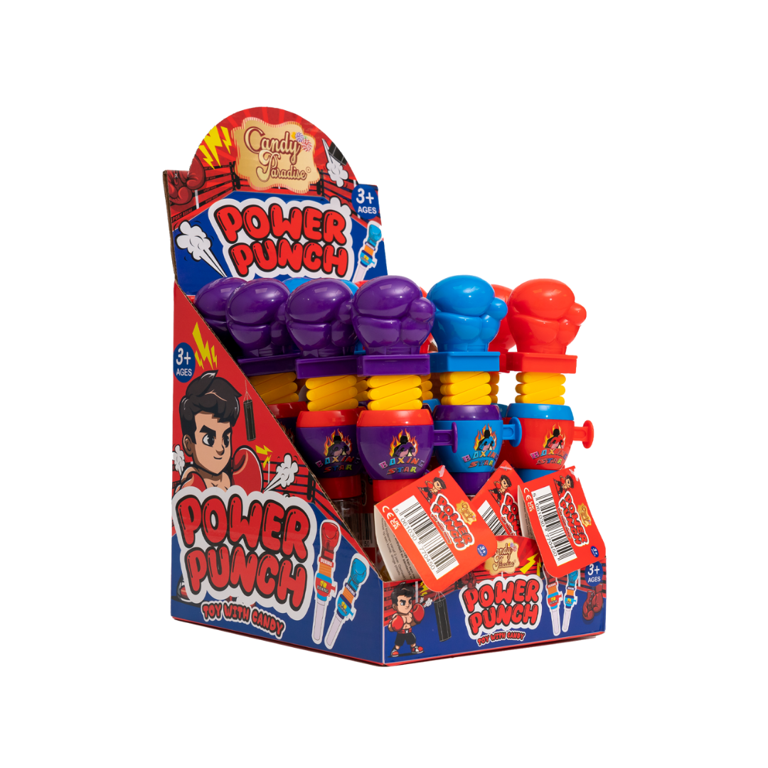 Candy Paradise Power Punch Toy With Candy 12x10g
