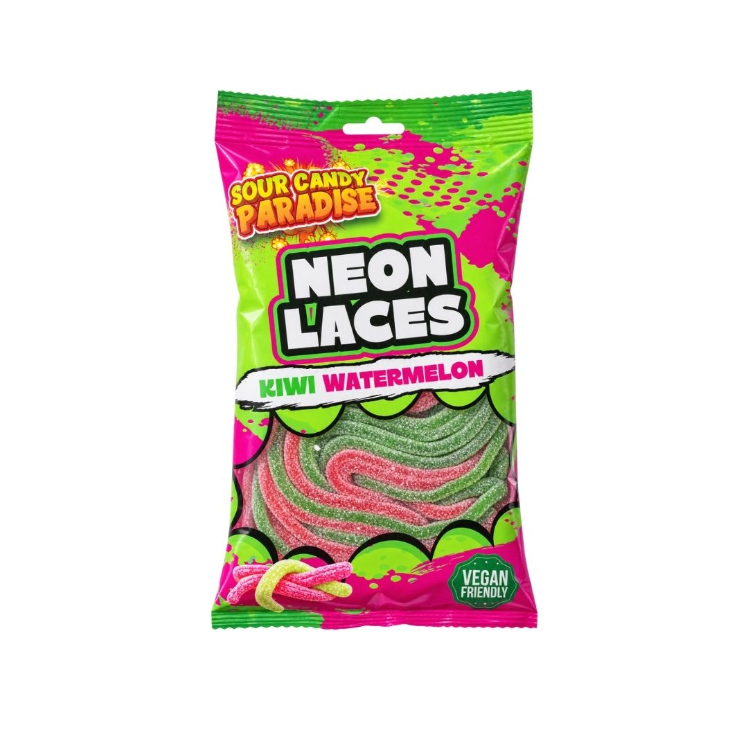 Candy Paradise Neon Kiwi Watermelon Laces 12x130g