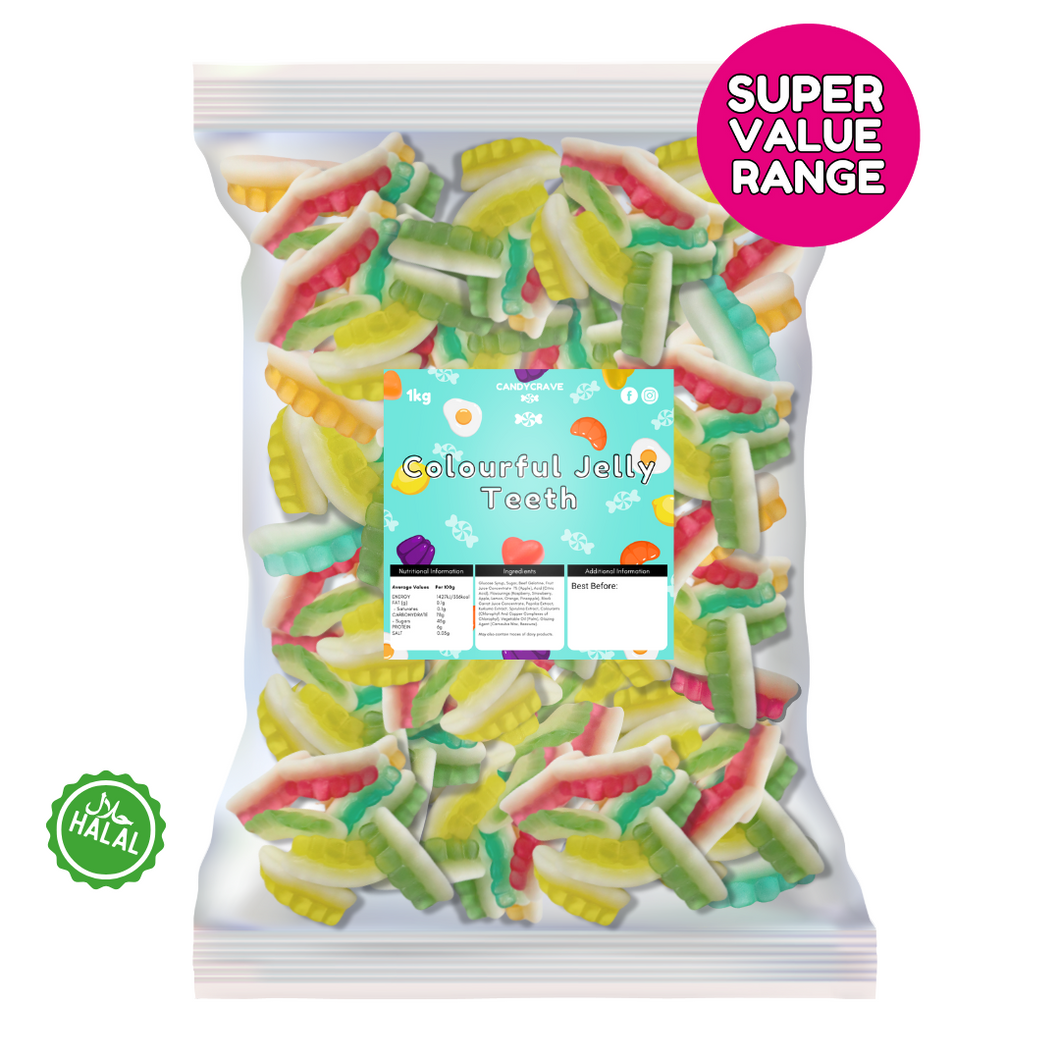 Candycrave Super Value Teeth Mix 1kg