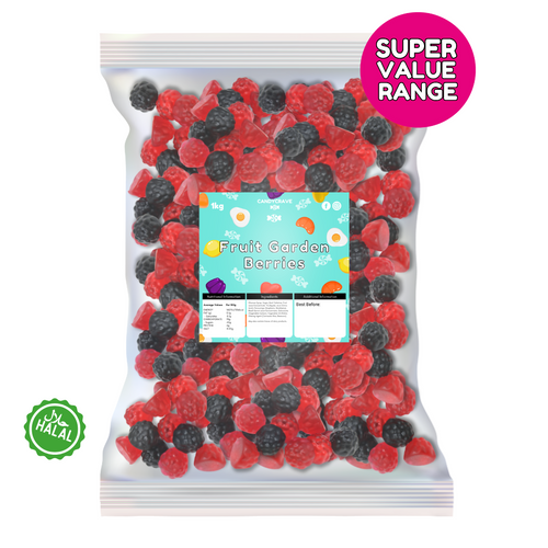 Candycrave Super Value Red and Black Berries 1kg