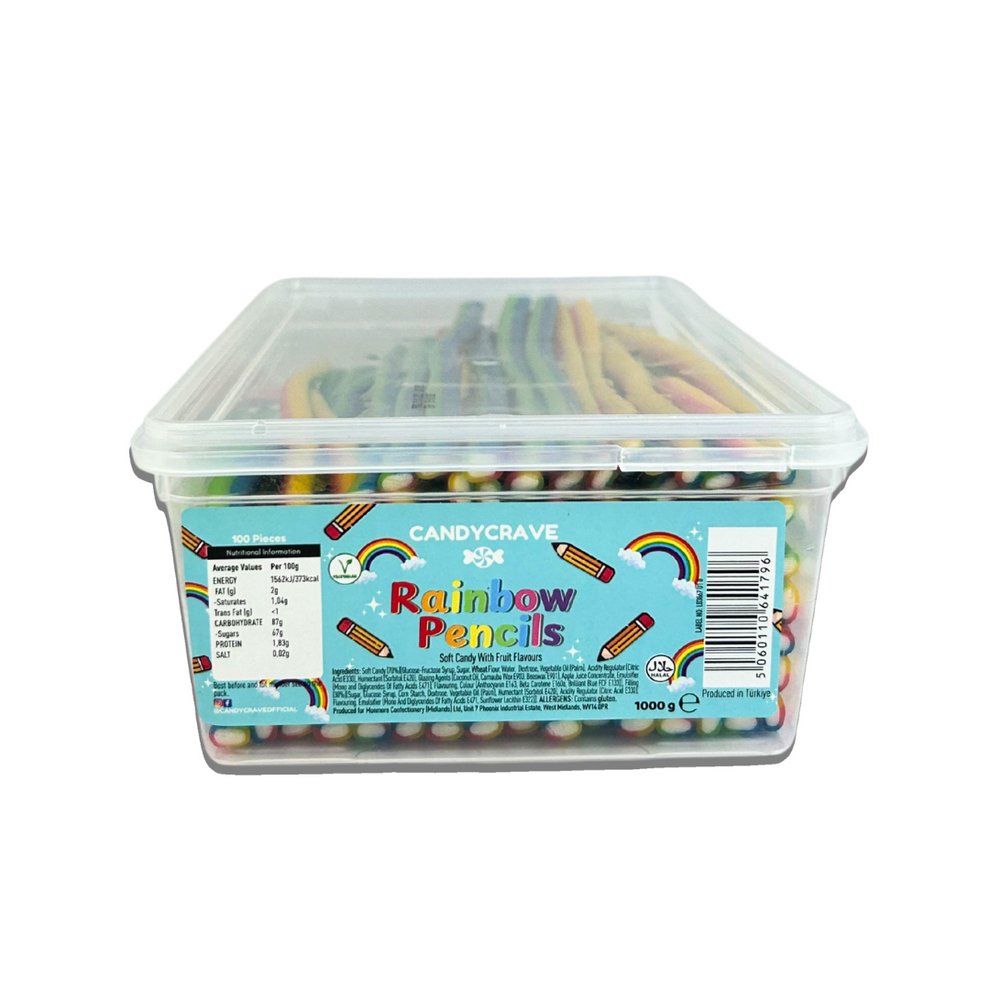 Candycrave Rainbow Pencils Halal Sweets