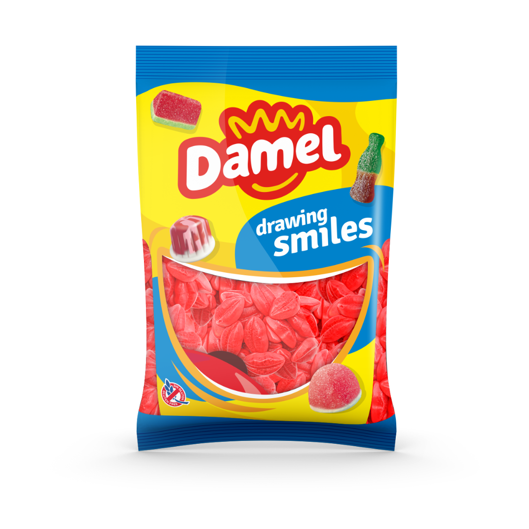 Damel Jelly Filled Lips 1kg