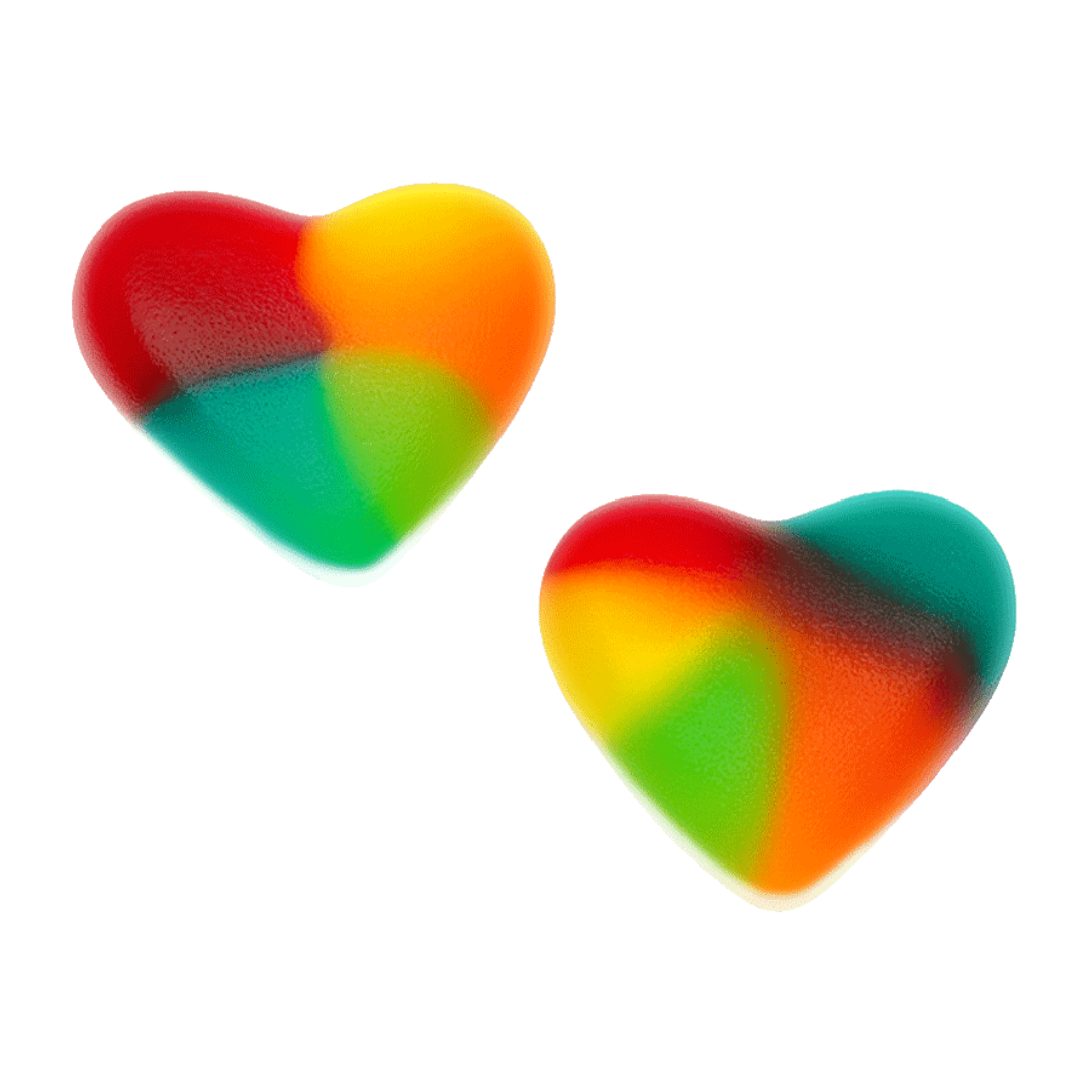 Dulceplus Jelly Multicolour Hearts 1kg