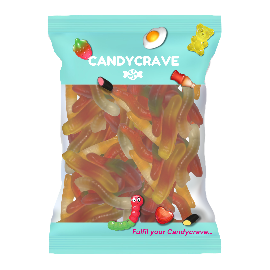 Candycrave Super Value Jelly Worms 1kg