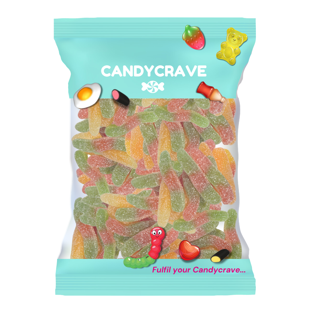 Candycrave Super Value Fizzy Worms 1kg