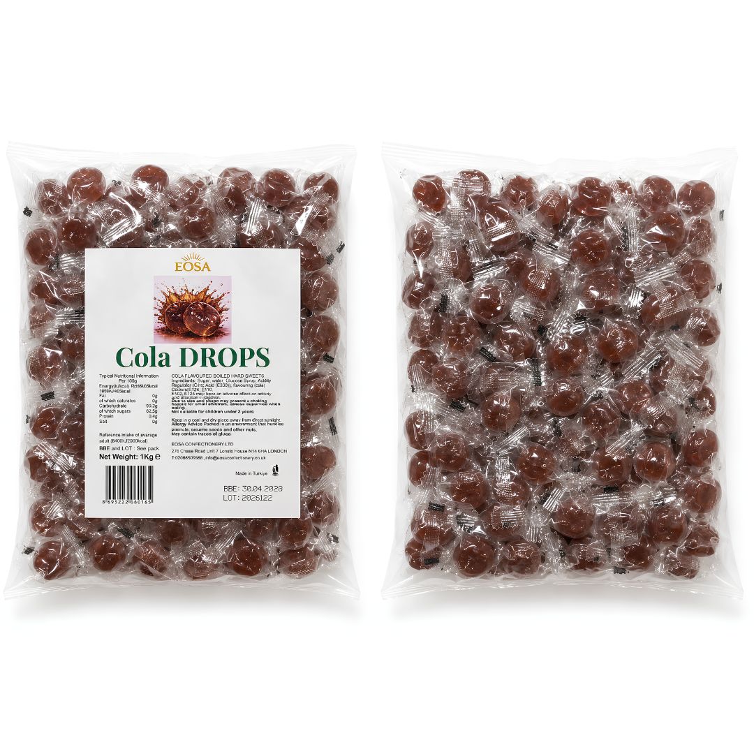 Hard Candy Cola Drops 1kg