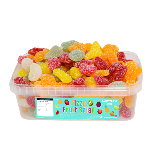 Candycrave Fizzy Fruit Salad Tub 600g
