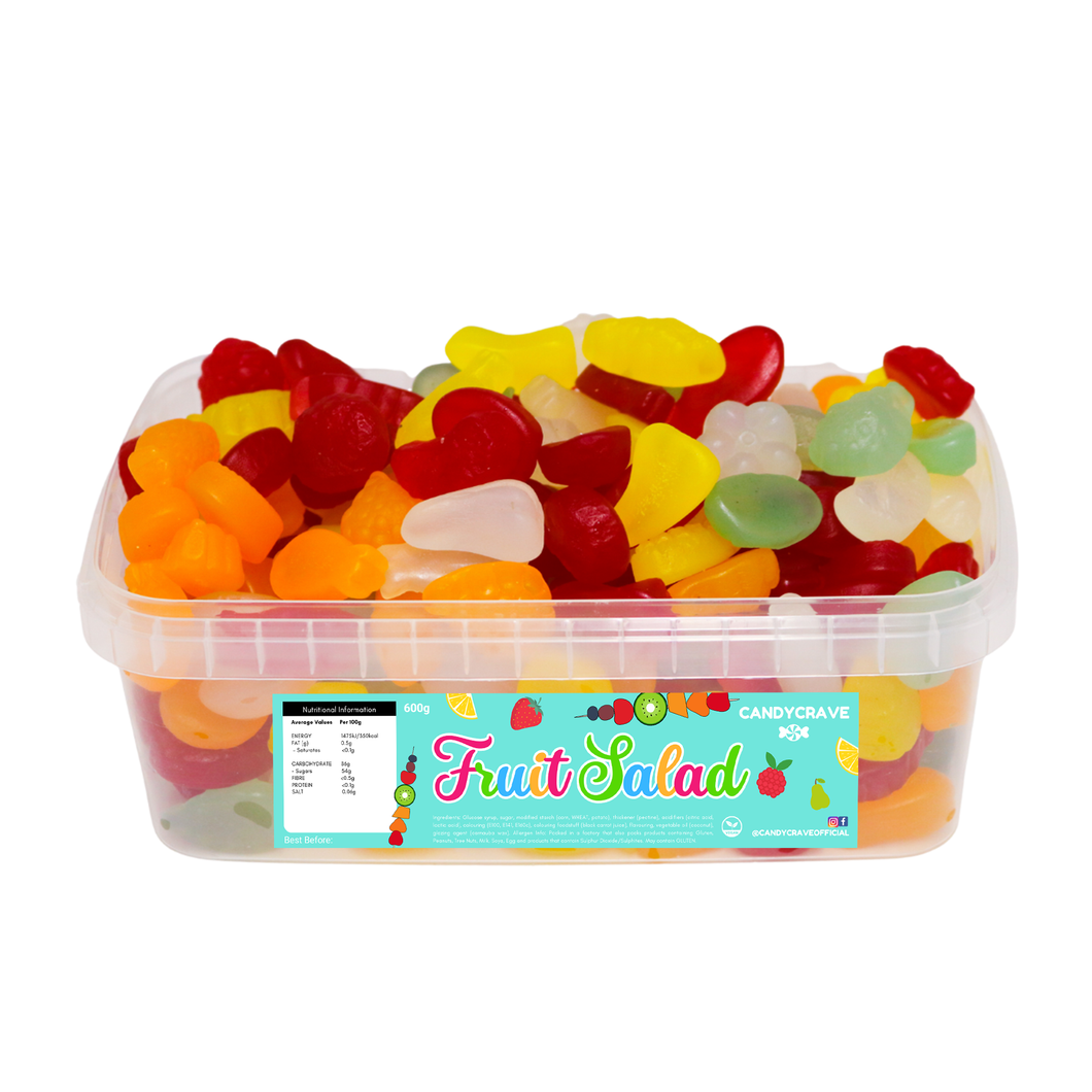 Candycrave Fruit Salad Tub 600g