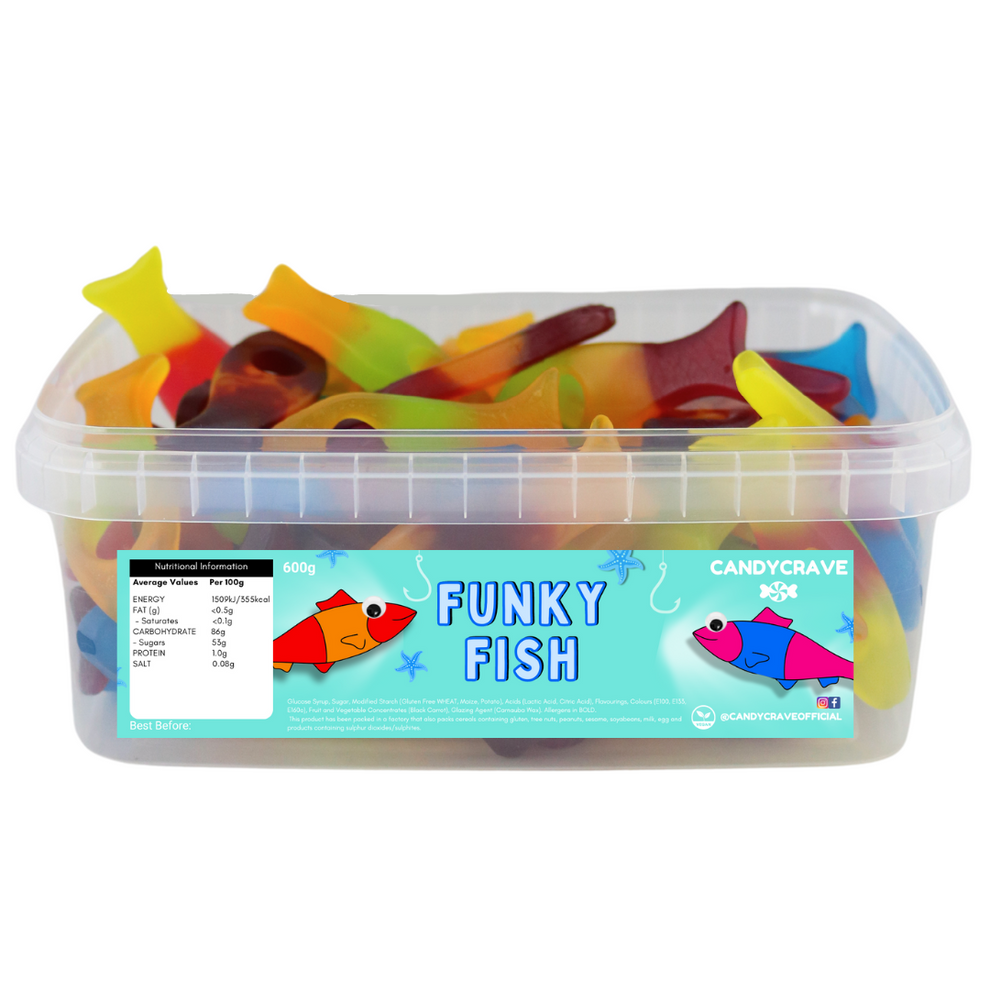 Funky Fish Sweet Tub 600g