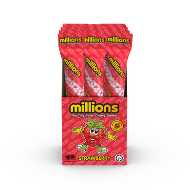 Millions Tubes Strawberry 12x55g